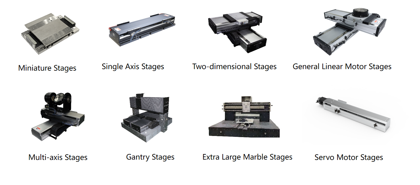 50-1200mm stroke linear motion stages