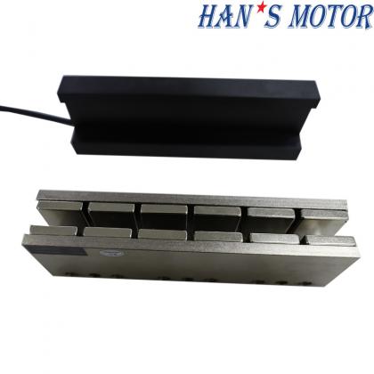 ironless linear motor mover and stator